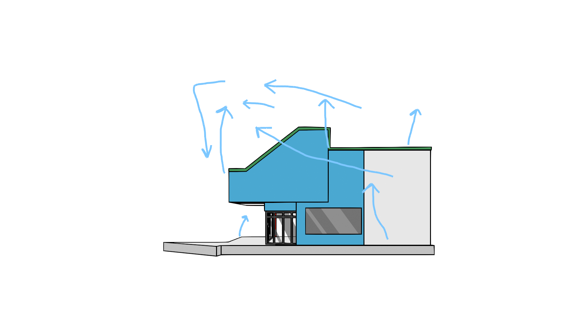 Architectural elevation of Burger King